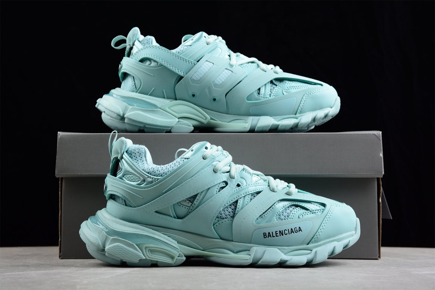 Balenciaga Track Recycled Green Sneakers