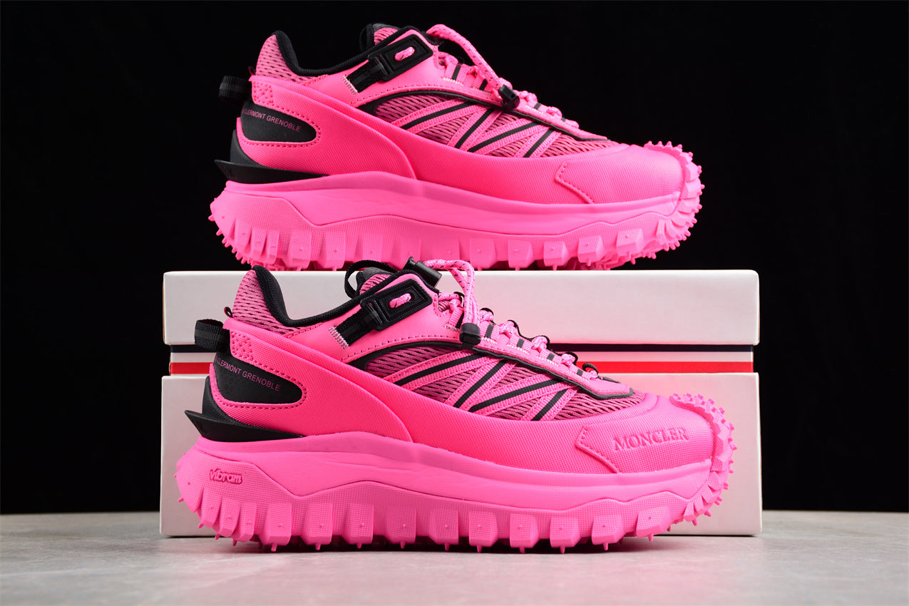 Moncler Tailgrip Panelled Sneakers | Pink
