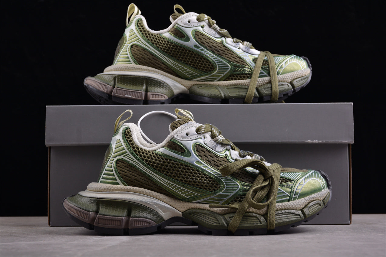 Balenciaga 3XL Green Sneakers