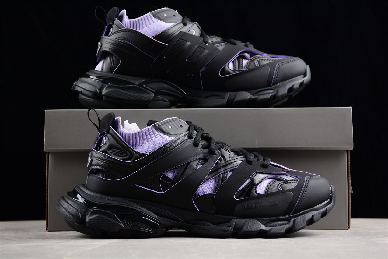 Balenciaga Track 3.0 Black Purple Sneakers