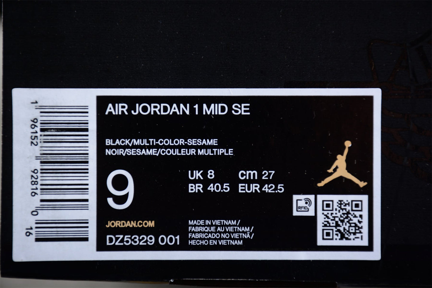 Air Jordan 1 Mid "Tartan Swoosh"