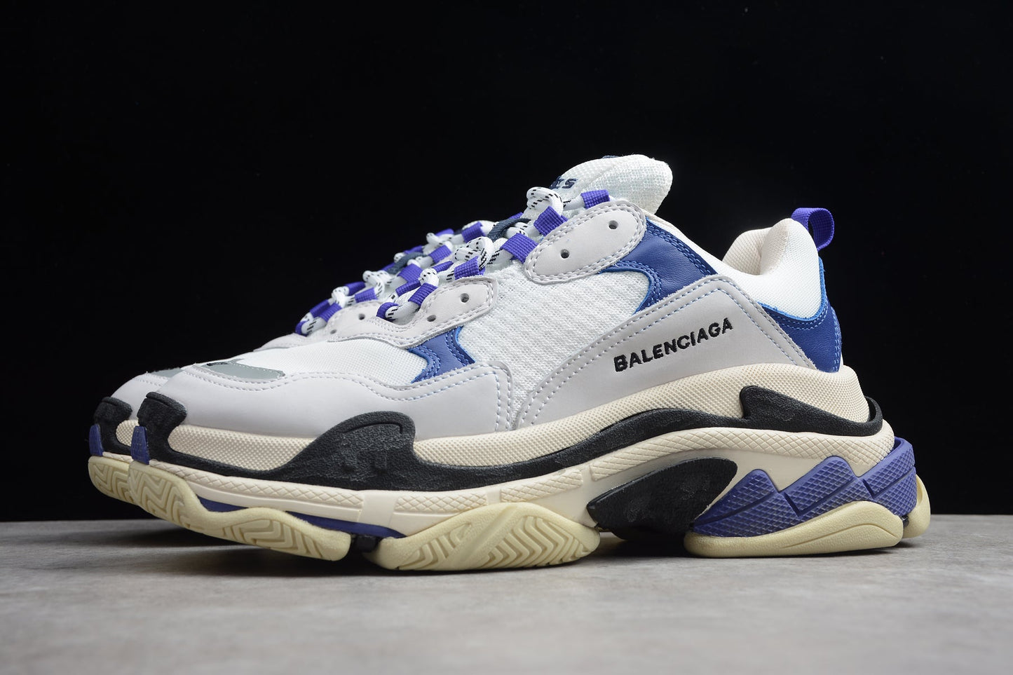Balenciaga Triple S White Purple