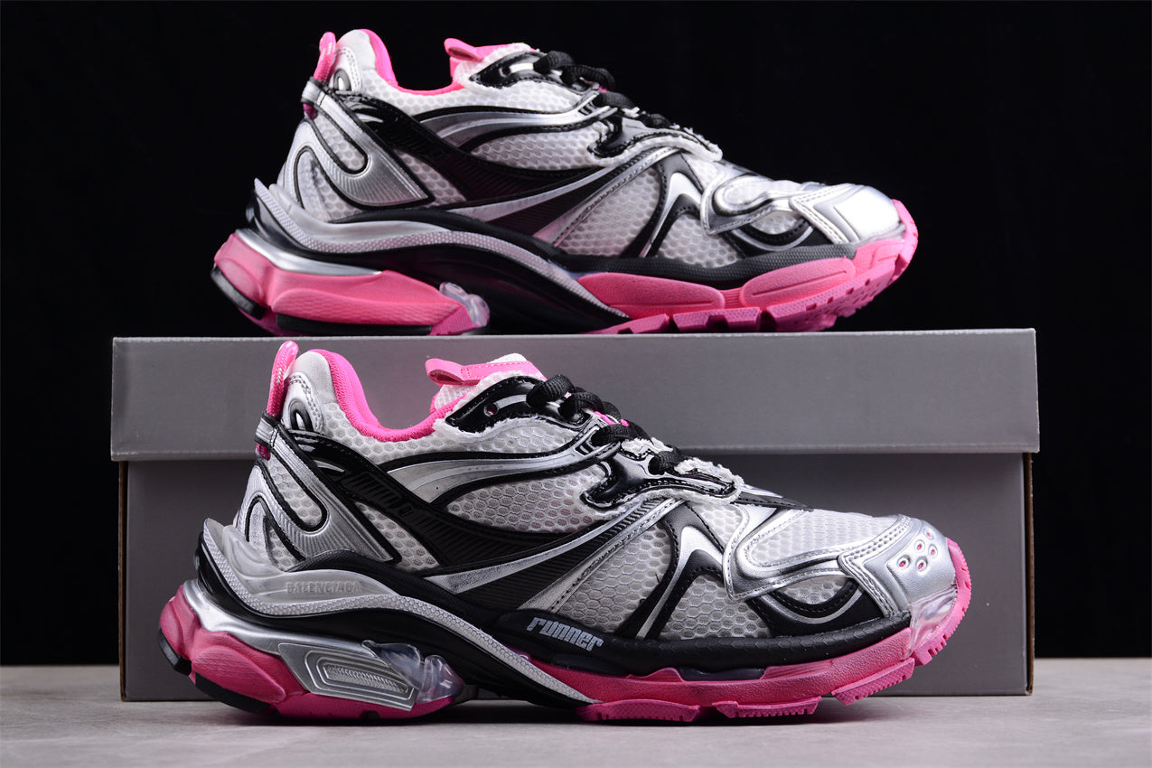 Balenciaga Runner 2 Women's Silver Pink Sneakers