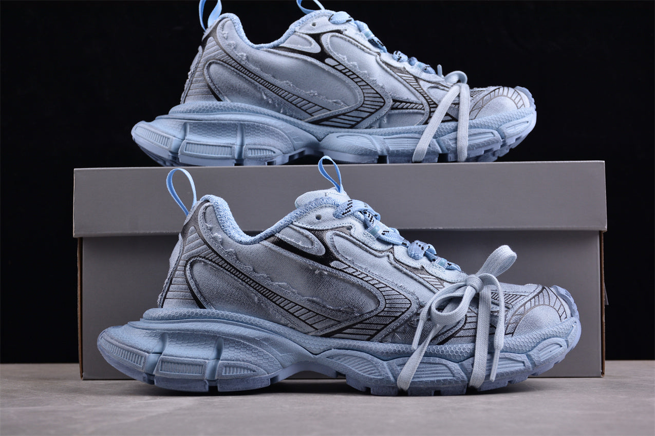 Balenciaga 3XL Light Blue Gray Sneakers