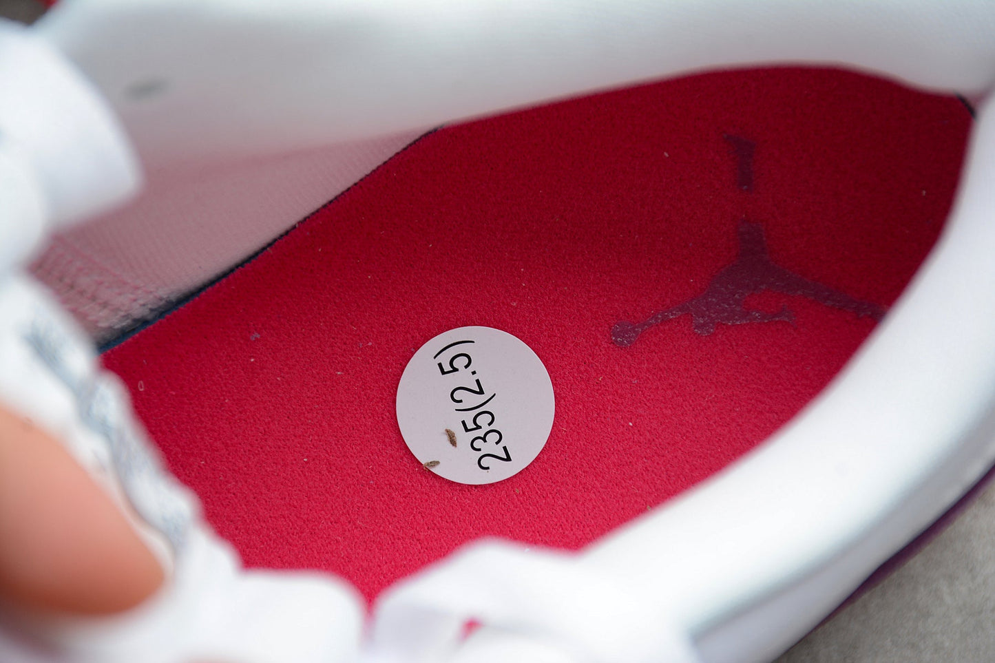 Nike Air Jordan 1 Low GS "White True Berry"
