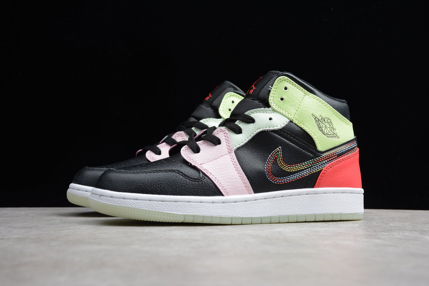 Air Jordan 1 Mid "Glow In The Dark" GS