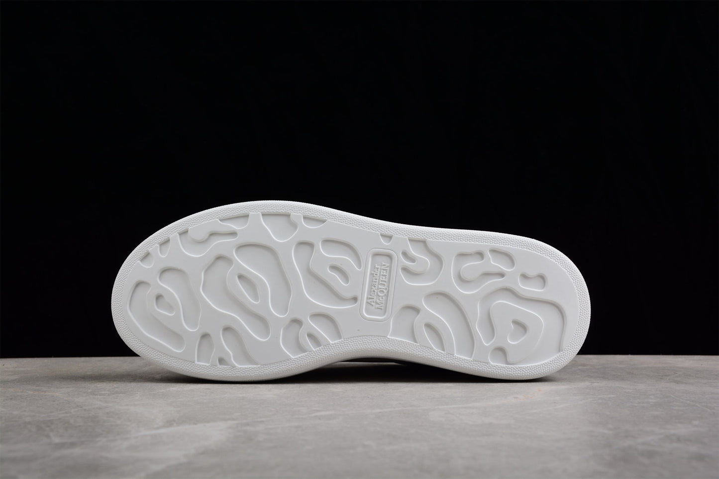 Alexander McQueen Oversized Sneaker in White/Navy