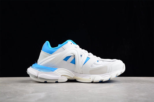 Adidas x Balenciaga Track Forum Low White Blue Sneakers