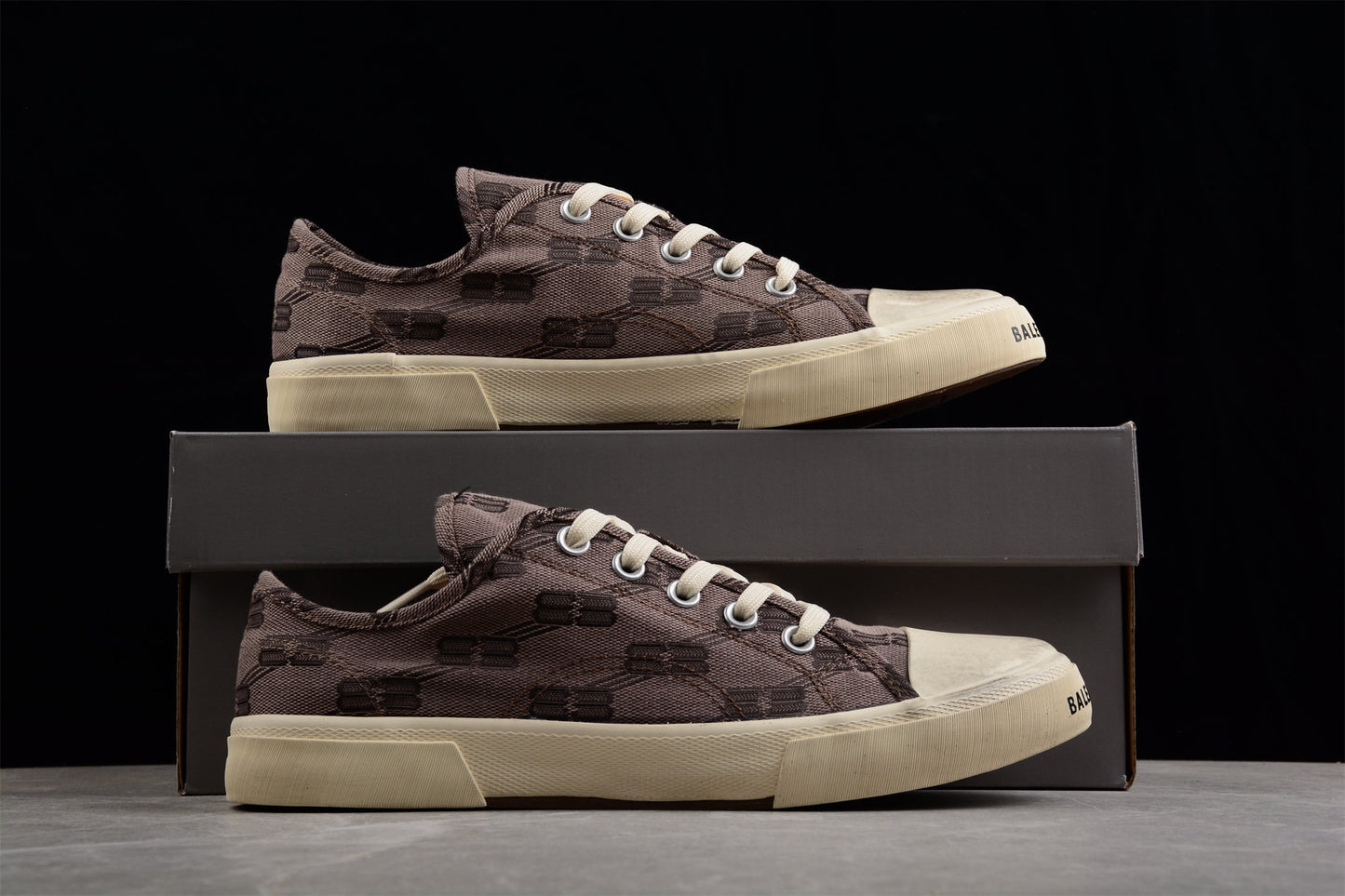 Balenciaga Paris Low BB Monogram Sneakers