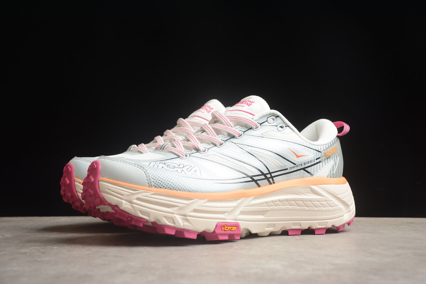 Hoka One One Mafate Speed 2 Grey/Pink