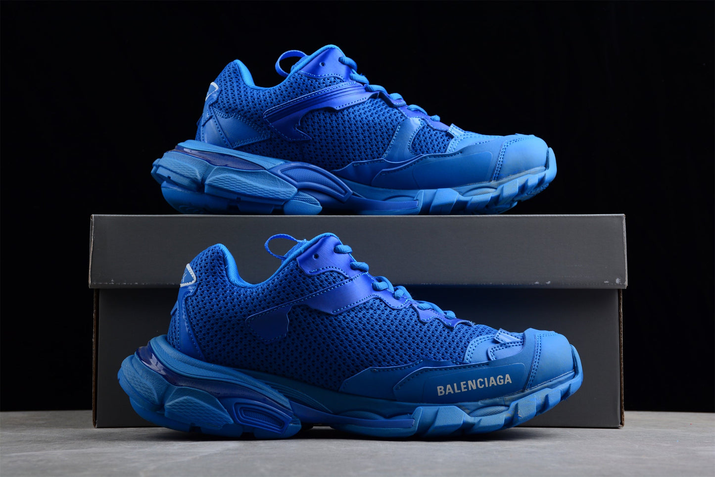 Balenciaga Track 3 Blue Sneakers