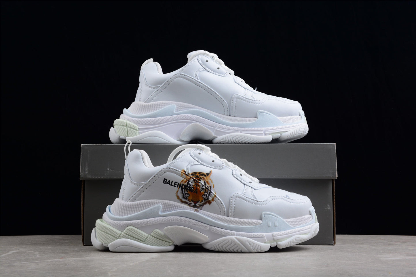 Balenciaga Triple S Tiger Year Edition White Sneakers