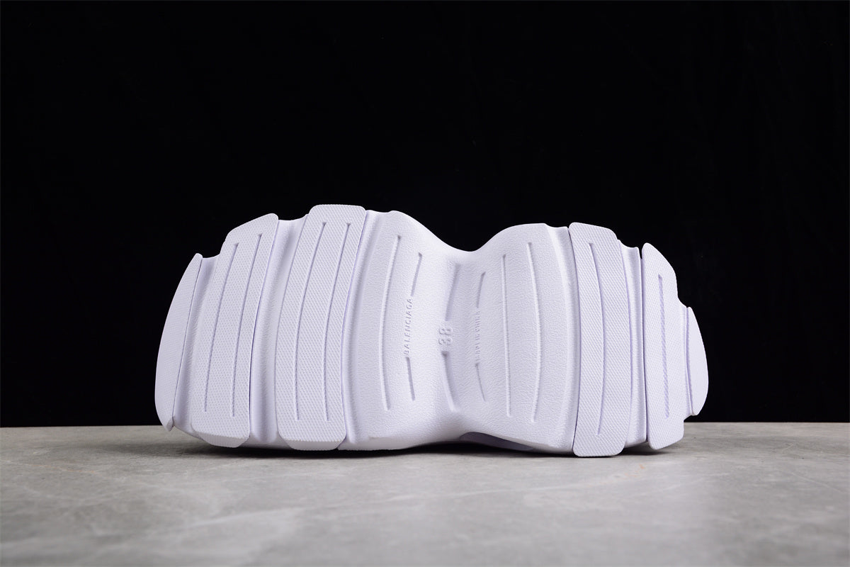 Balenciaga HD Lace Up White Sneakers