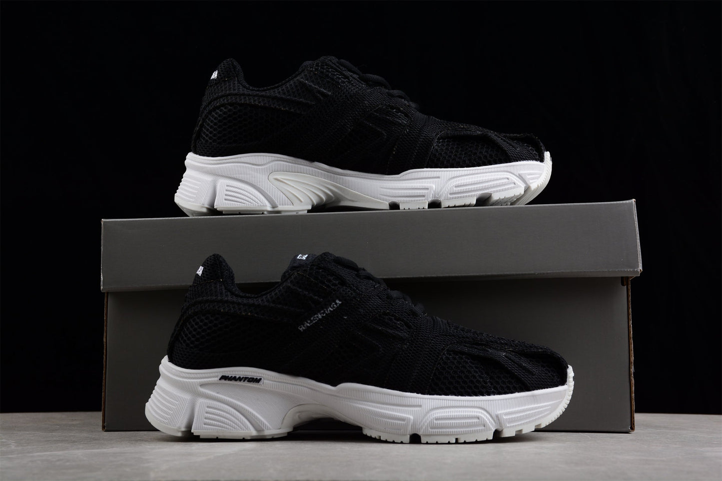 Balenciaga Phantom Black White Sneakers