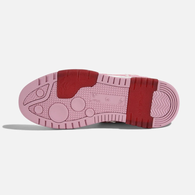 Off-White Out of Office Sartorial Stitching White Pink Sneakers