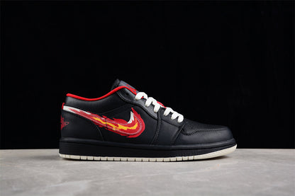 Air Jordan 1 Low Flaming Swoosh Sneakers