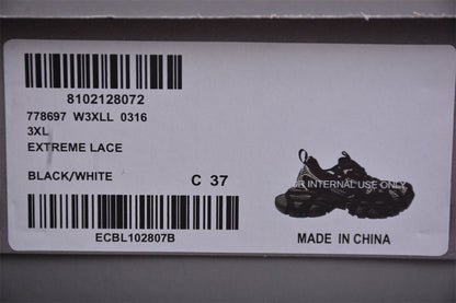 Balenciaga 3XL Extreme Lace Black & White