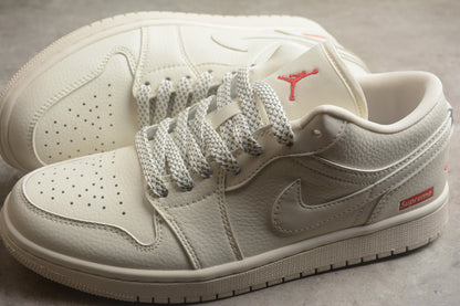 Supreme x Air Jordan 1 Low AJ1 Sneakers