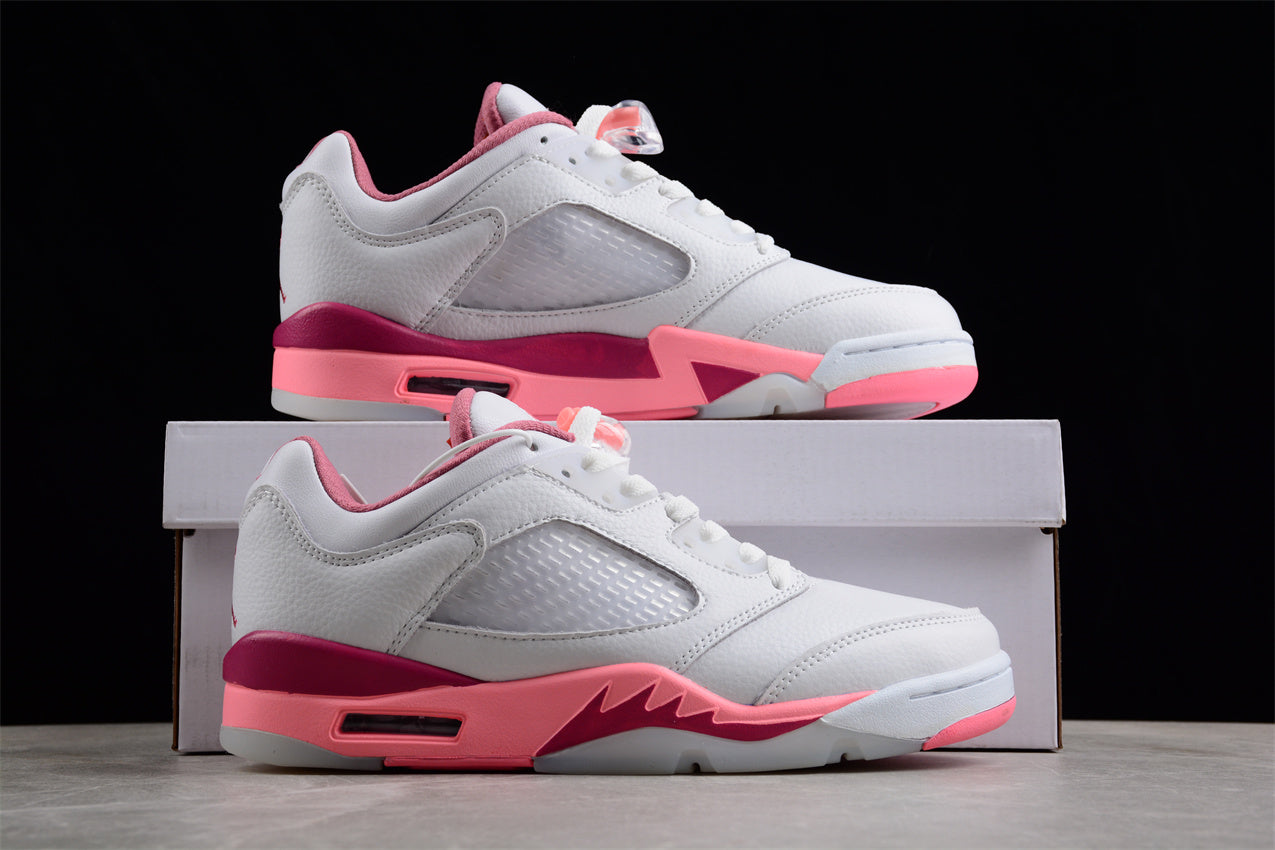 Air Jordan 5 Low 'Crafted for Her' – Pink White