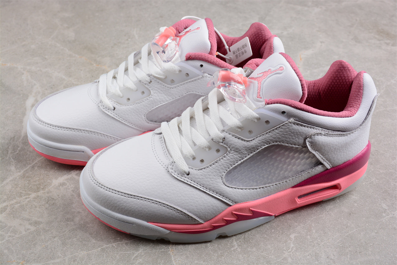 Air Jordan 5 Low 'Crafted for Her' – Pink White