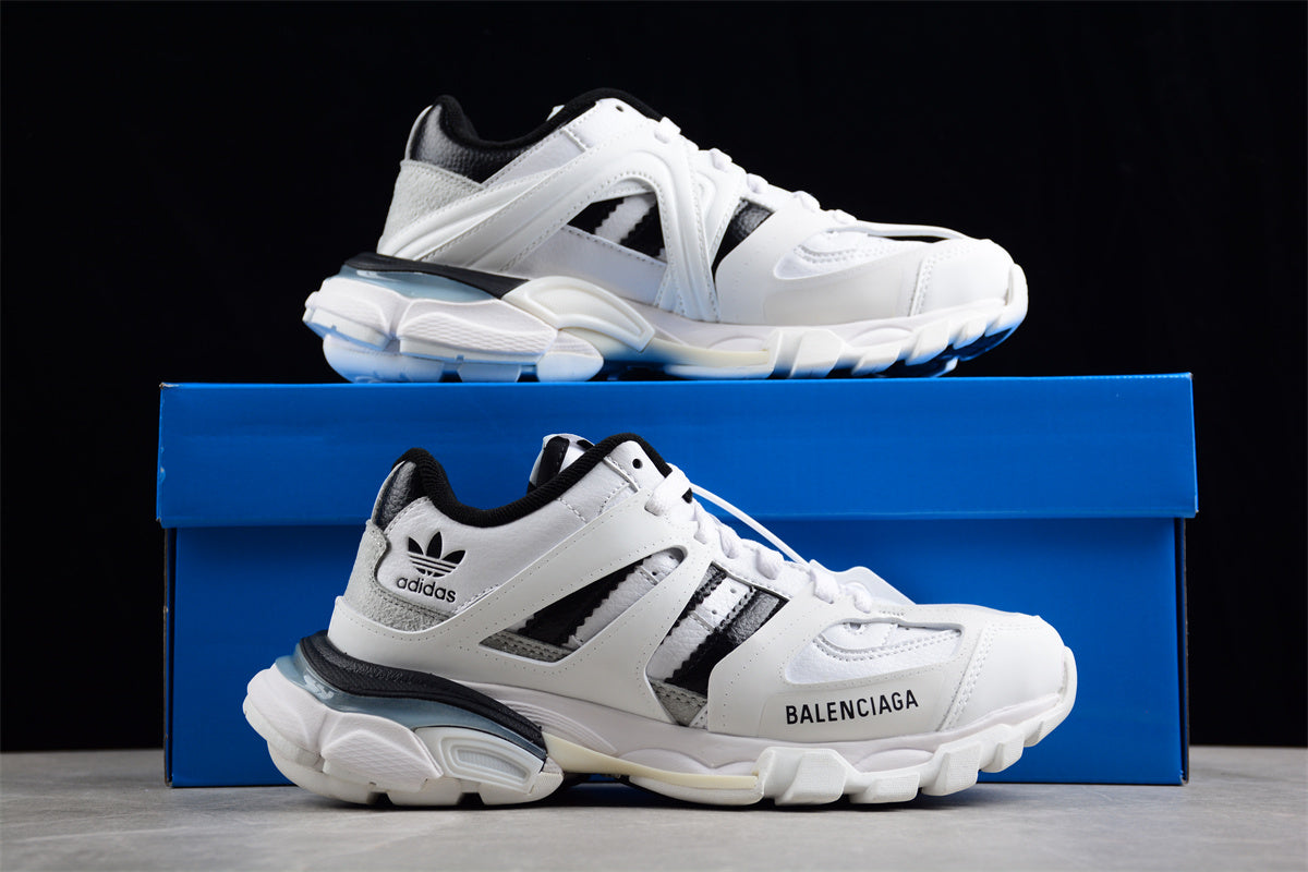 Balenciaga x Adidas Track Forum White Sneakers
