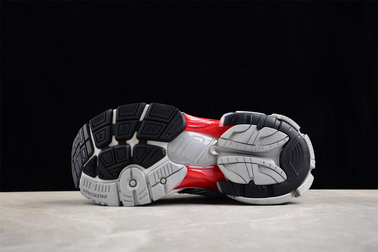 Balenciaga Runner 2.0 White Red Mesh Sneakers