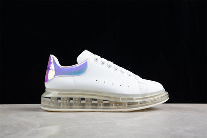 Alexander McQueen Oversized Clear Sole Multicolor Leather Sneakers