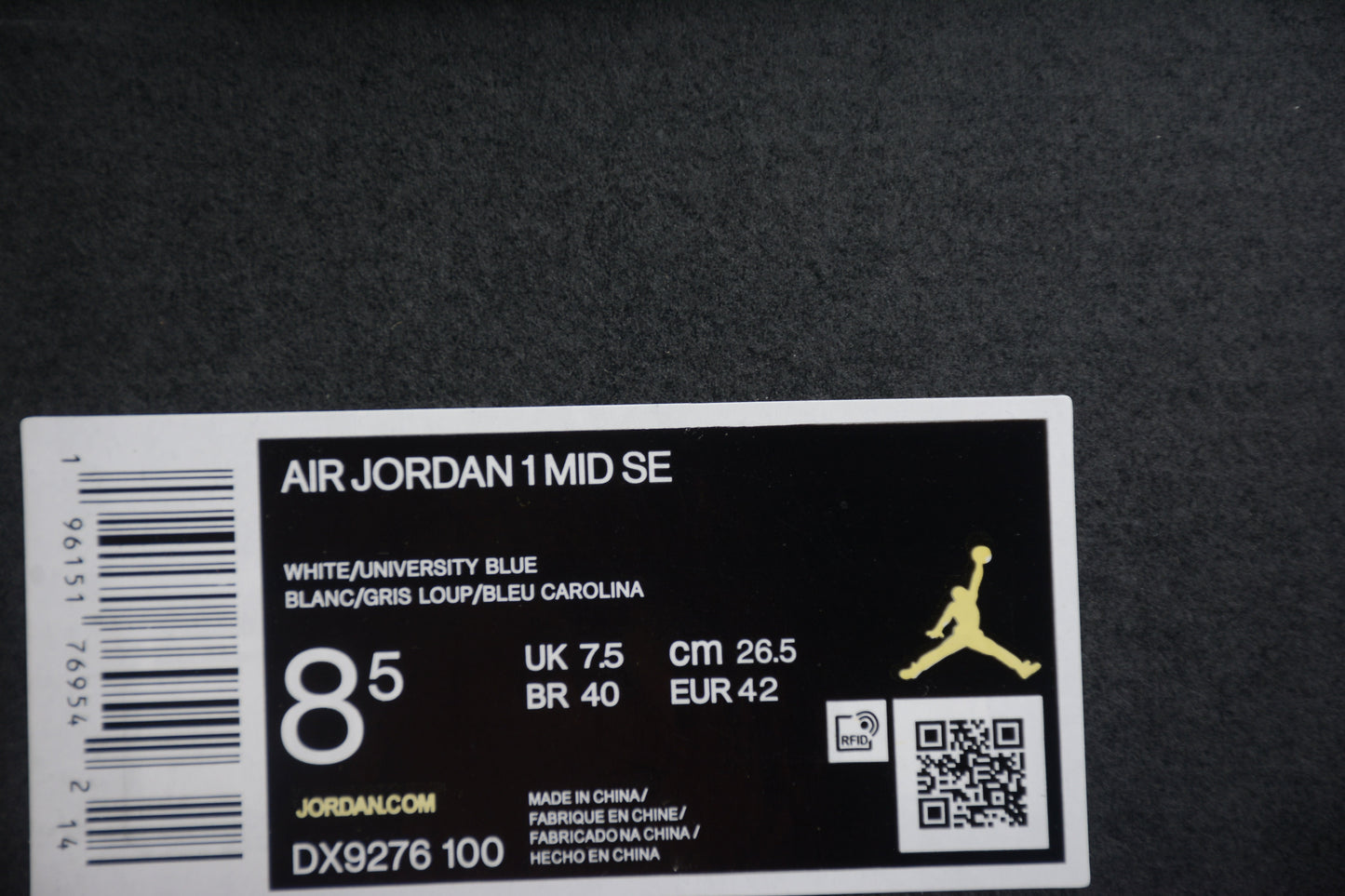 Air Jordan 1 Mid "University Blue Grey"