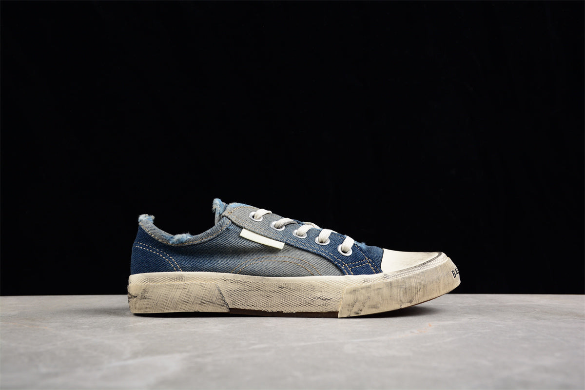 Balenciaga Paris Mid Denim Blue Sneakers