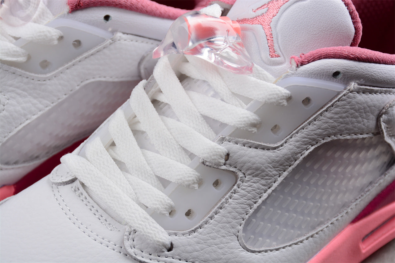 Air Jordan 5 Low 'Crafted for Her' – Pink White