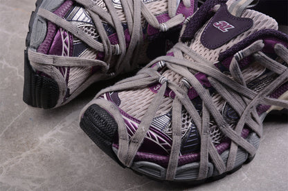 Balenciaga 3XL Extreme Lace-Up Purple Sneakers