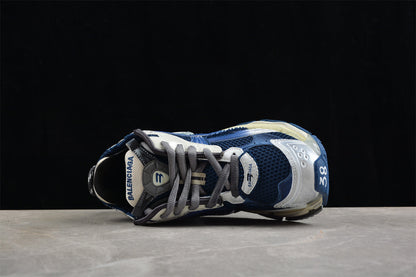 Balenciaga Runner Gradient Distressed Blue Sneakers