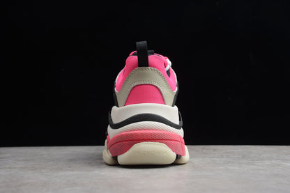 Women's Neon Pink Chunky Platform Sneakers