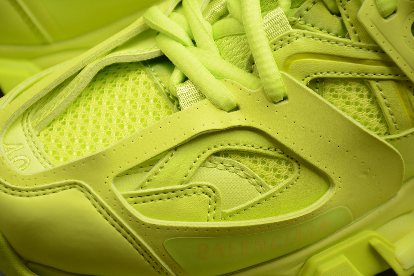 Lime Green Track Performance Sneakers