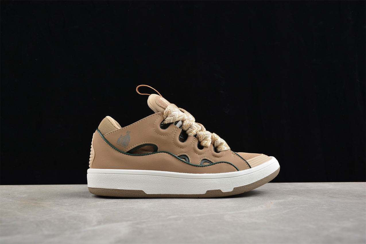 Lanvin Curb Sneaker Ecru