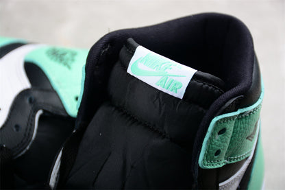 Air Jordan 1 Retro High Green Glow Sneakers