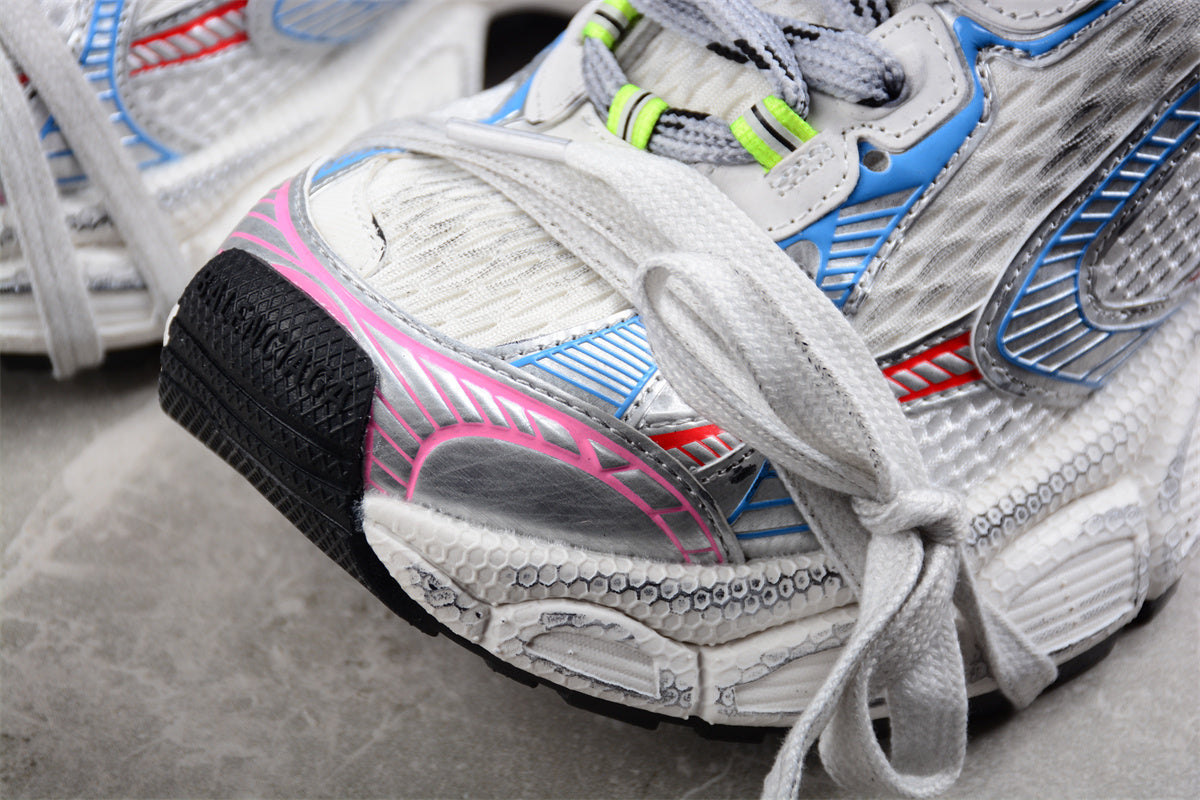 Balenciaga 3XL Mule White Multicolor