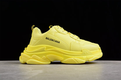 Balenciaga Triple S Yellow Sneakers