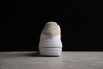 Nike Air Force 1 Low PLT.AF.ORM Bling White Metallic Gold Sneakers