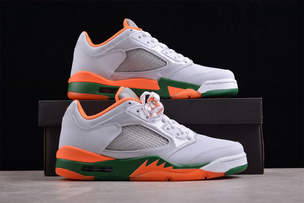 Air Jordan 5 Retro Low (GS) "Miami Hurricanes"