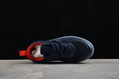 Christian Louboutin Astroloubi Lace-Up Navy Blue