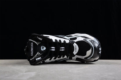 Balenciaga Runner Hightop Black White Sneakers