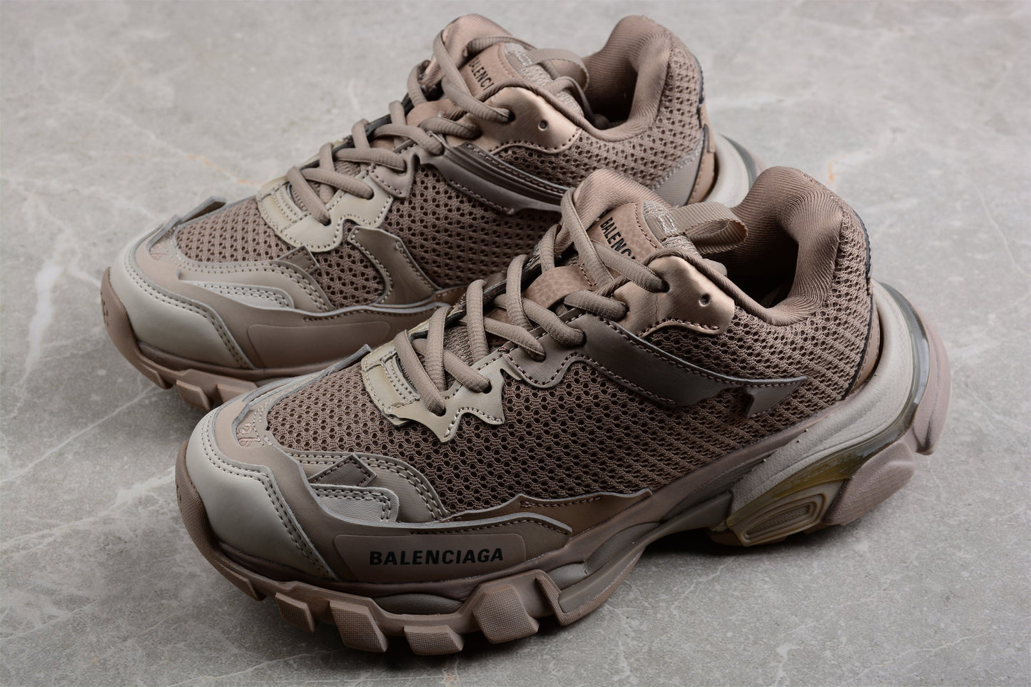 Balenciaga Track 3 Beige Sneakers