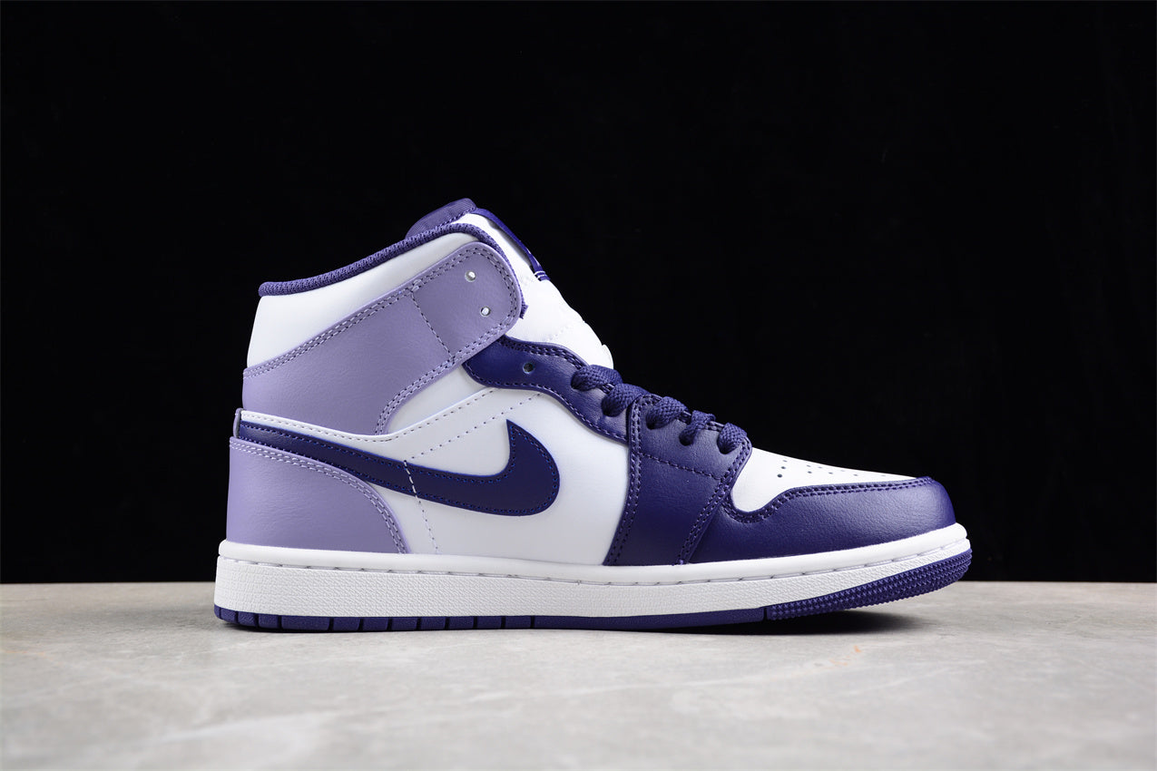 Nike  Air Jordan 1 Mid "Sky J Blueberry / Light Purple"