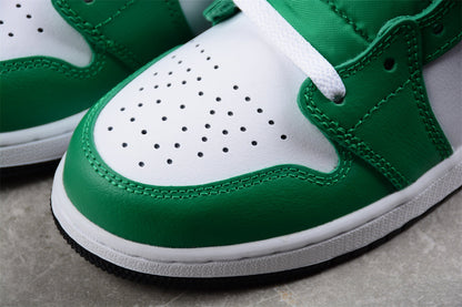 Air Jordan 1 Mid Green Sneakers