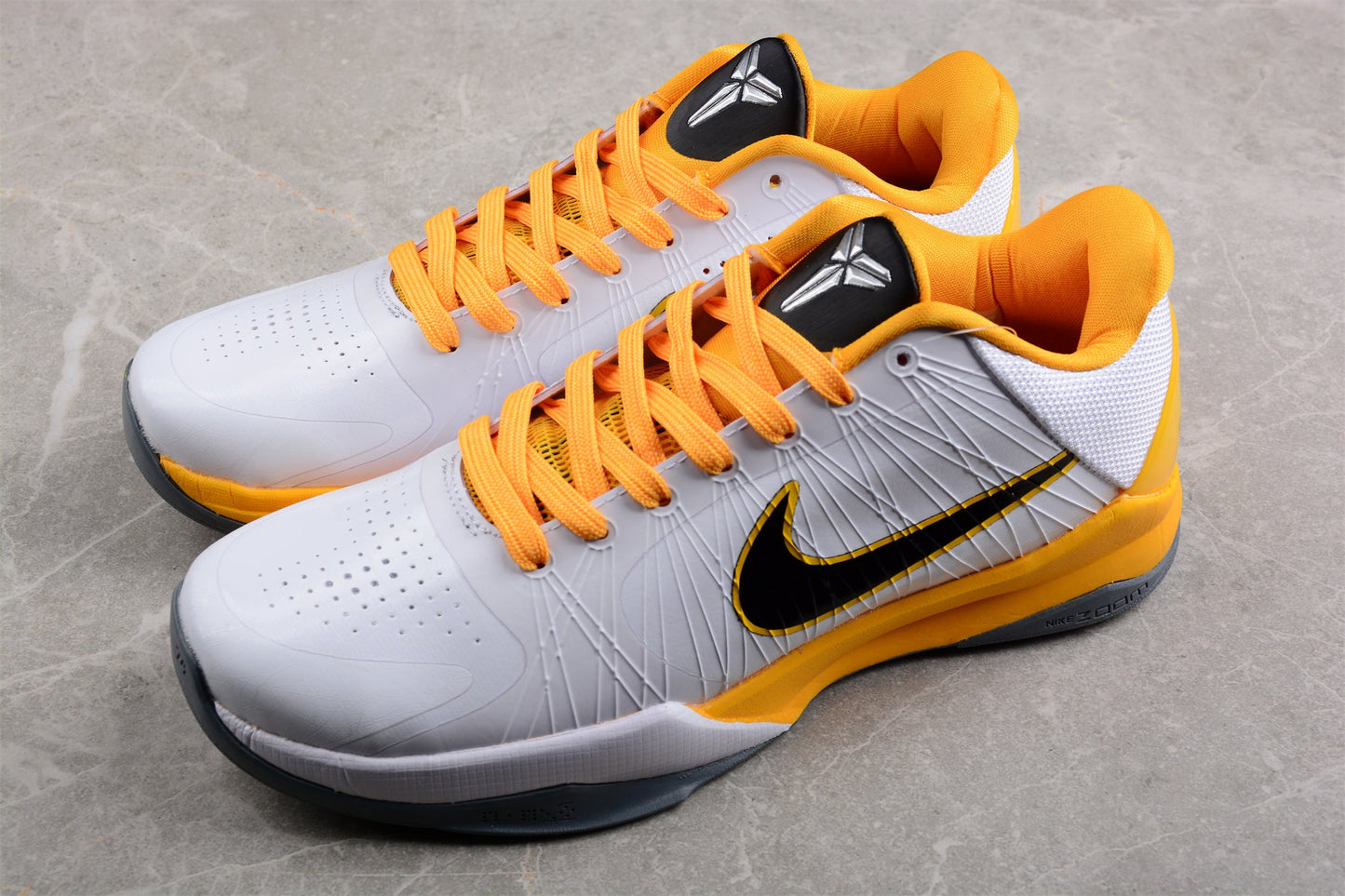 Nike Zoom Kobe 5 “White/Black/Del Sol/Metallic Silver”