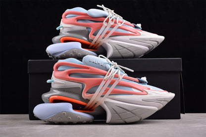 Balmain Unicorn Light Blue White Trainers