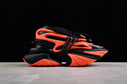 Balmain Unicorn Black Orange Trainers