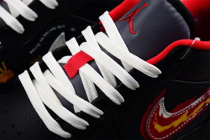 Air Jordan 1 Low Flaming Swoosh Sneakers