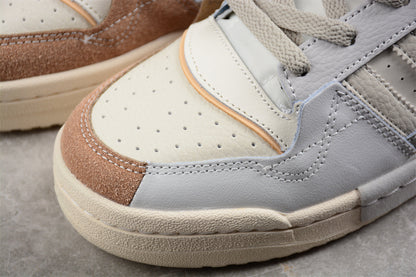 Adidas Originals Forum Exhibit Low Beige Grey Sneakers